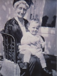 Eliza Catherine Seon Massachusetts Dunscomb Colt (with great grandson Charles Dickey)